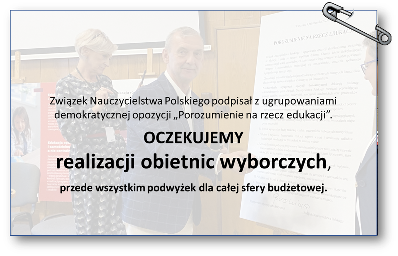 OCZEKUJEMY realizacji obietnic wyborczych